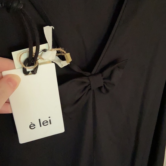 È Lei Bow Back Maxi Lipsi Dress in black - Picture 5 of 7